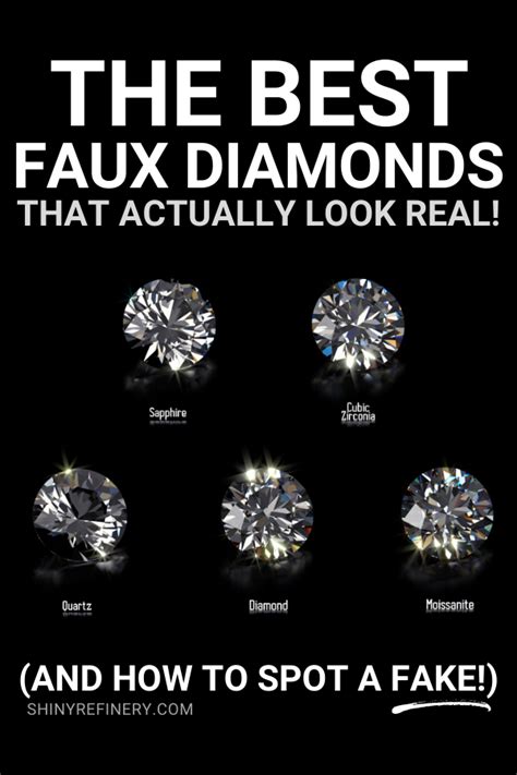 shoe fake demond|real or fake diamonds chart.